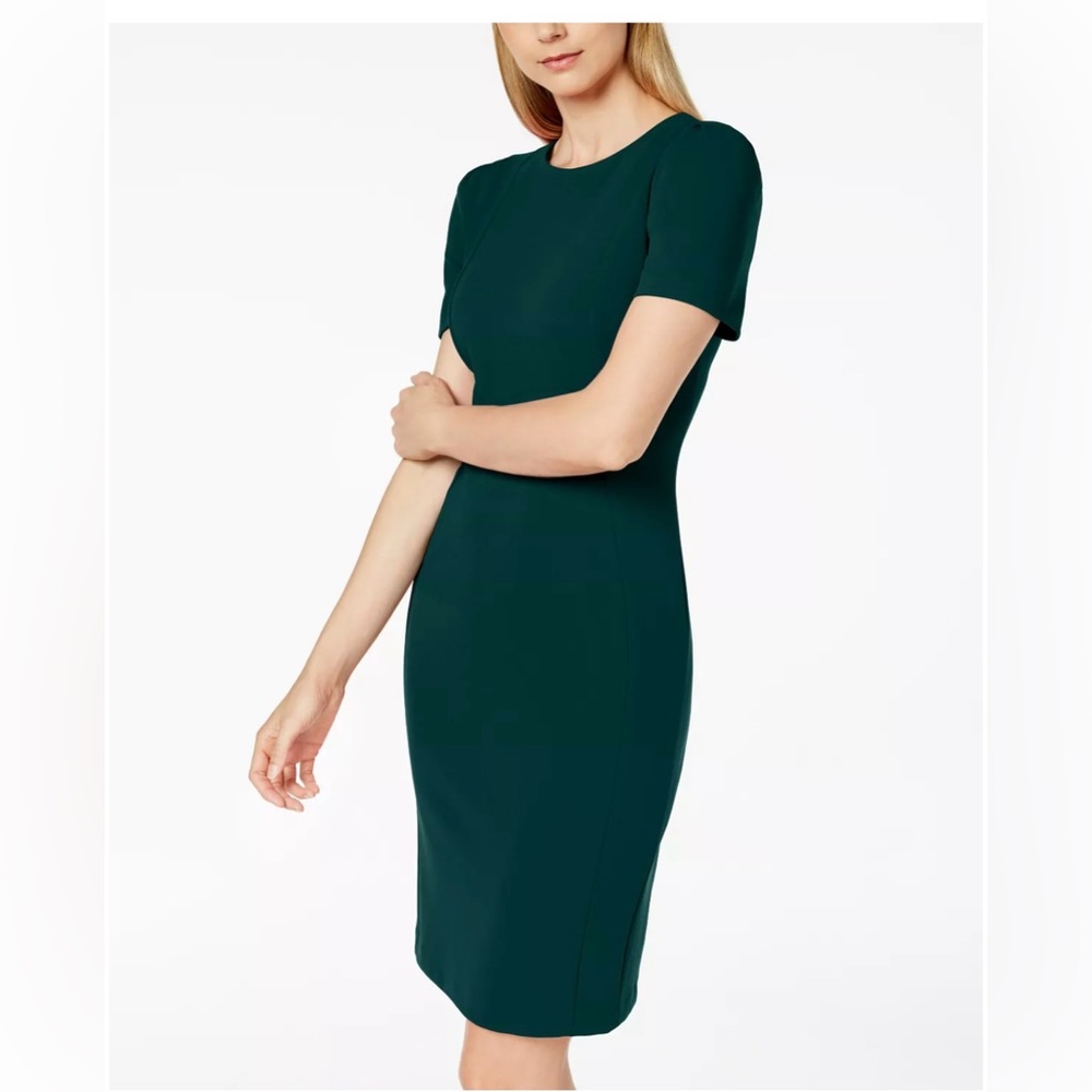 Calvin Klein Emerald Midi Dress